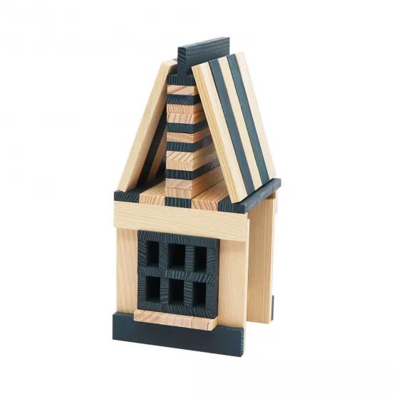 KAPLA Wooden Construction kit 200 Bricks